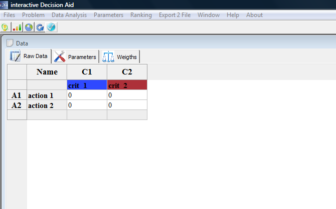 Blank Spreadsheet.