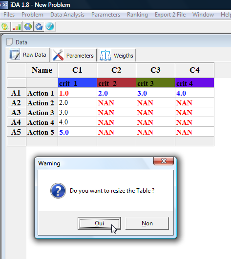 If the data to be pasted is bigger than the remaining of your table...